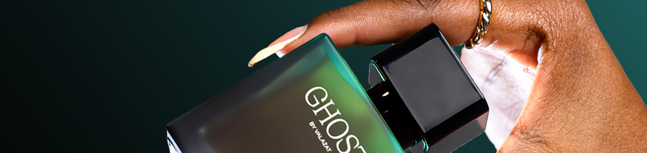 GHOST Eau de Parfum held in hand